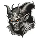 devil killer tattoo design idea