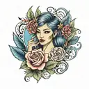 jessica tattoo design idea