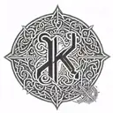 viking runes for triceps area tattoo design idea