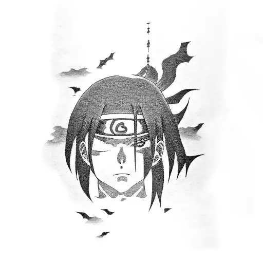 itachi uchiha susanoo tattoo design idea