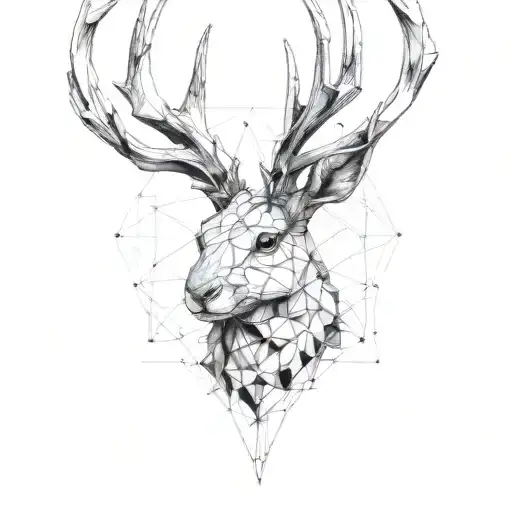 jackalope tattoo design idea