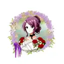 aveja con flores tattoo design idea