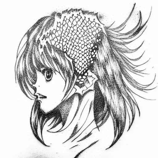 Berserk anime tattoo design idea