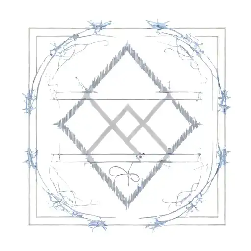 A symbolic tattoo of the equation sign between two x signs, surrounded by Persian rug motifs, representing the transformative power of overcoming childhood trauma tattoo design idea