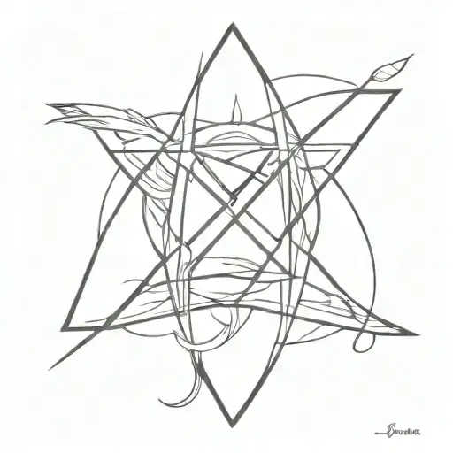 A unique tattoo combining the x signs from the axiom of equality with jungle elements, reflecting the journey of healing and self-discovery tattoo design idea