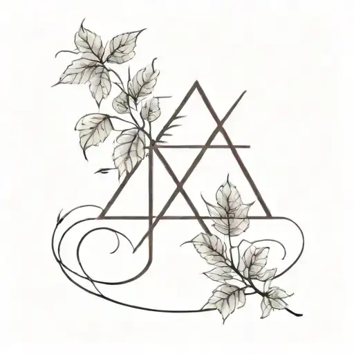 the exact equation: 'x equals x', minimalistic surrounded by jungle lianas, symbolizing rebirth after childhood trauma tattoo design idea