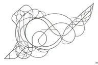 A minimalist tattoo design of the axiom of equality (x=x) creatively integrated into a geometric jungle pattern tattoo design idea