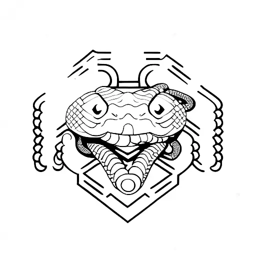 Snake trader tattoo design idea