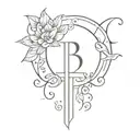 blessed tattoo design idea