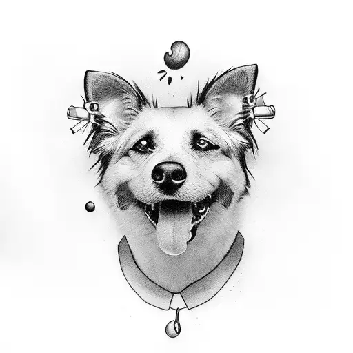 positivity, outdoors, dog, sports, food,  tattoo design idea