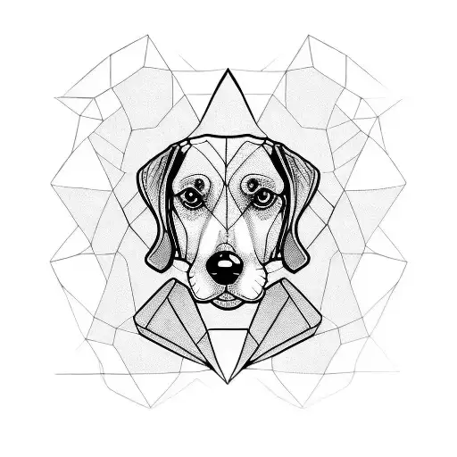 beagle tattoo design idea