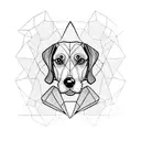 beagle tattoo design idea