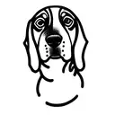 beagle tattoo design idea