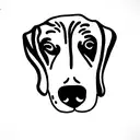 beagle tattoo design idea