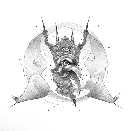  girl Deadlift  tattoo design idea