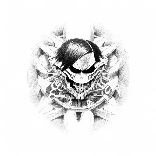 shingeki no kyojin titan tattoo design idea