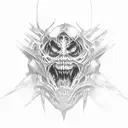 shingeki no kyojin titan tattoo design idea