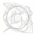 CD in case  tattoo design idea