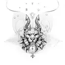 leo Aquarius Sagittarius Scorpio  tattoo design idea