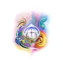 leo Aquarius Sagittarius Scorpio  tattoo design idea