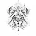 lion Aquarius Sagittarius Scorpio  tattoo design idea