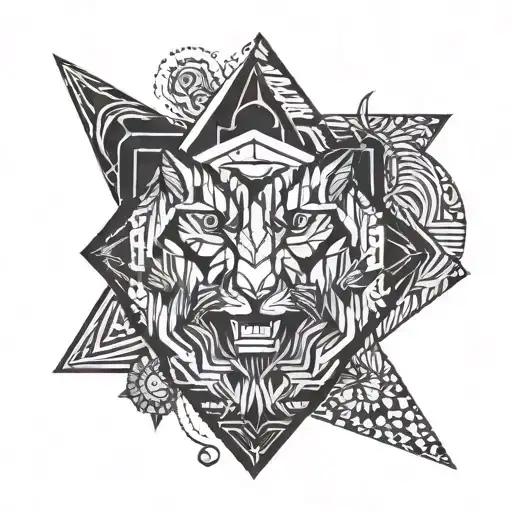 Smiling friends tattoo design idea