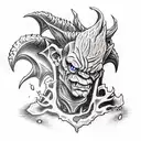 Goblin sorcerer tattoo design idea