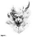 rock n' roll tattoo design idea