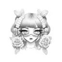 Melanie martinez  tattoo design idea