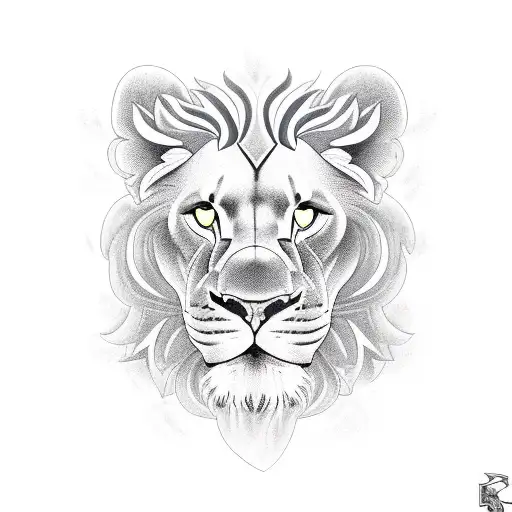 lebron james lion logo tattoo