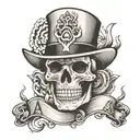 smoking aces tattoo design idea