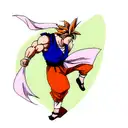 gohan y abuelo de goku tattoo design idea