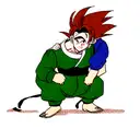 gohan y abuelo de goku tattoo design idea