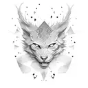 bonfire heart tattoo design idea