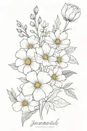 birth month flowers September January June April may August October november tattoo design idea