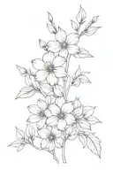 birth month flowers September January June April may August October november tattoo design idea