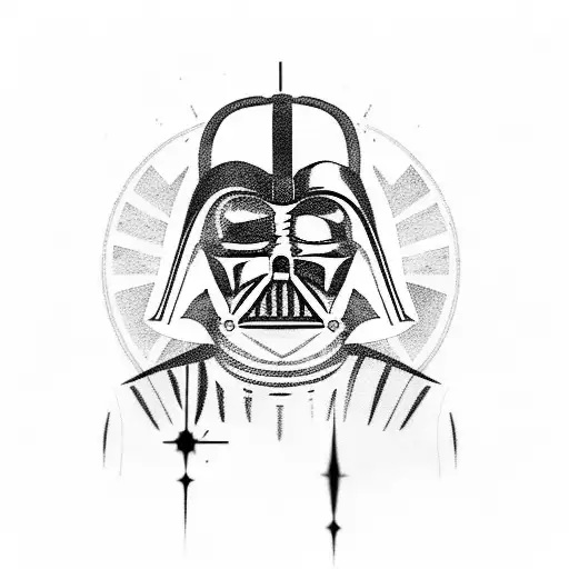 Darth Vader tattoo design idea
