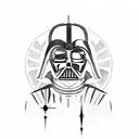Darth Vader tattoo design idea