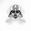 Darth Vader tattoo design idea