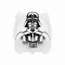 Darth Vader tattoo design idea