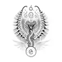 Quetzalcoatl  tattoo design idea