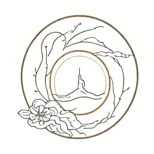 Solitude is the certainty of the sun tattoo design idea