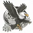 Eagle tattoo design idea