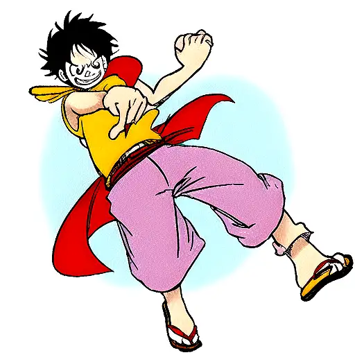 luffy tattoo design idea