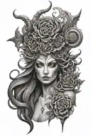 hel tattoo design idea