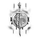 A kebab traveling around romania tattoo design idea