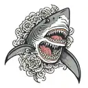 shark tattoo design idea