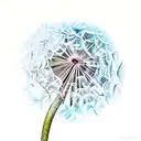 Dandelion tattoo design idea