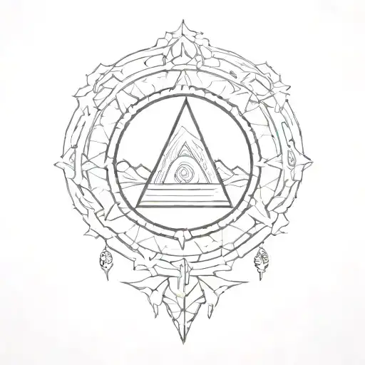 god is greater than my highs and lows tattoo mixed with hinduism simple tattoo design idea