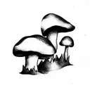gemini mushroom tattoo tattoo design idea
